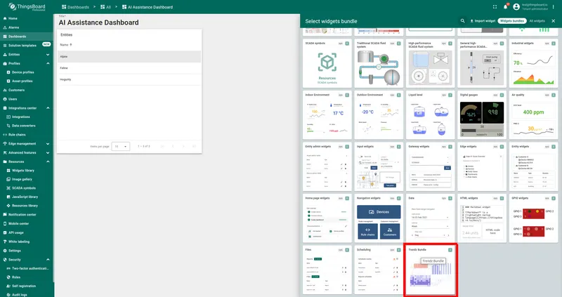 Select Advanced analytics Bundle