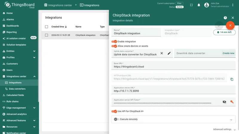 Create ChirpStack downlink converter