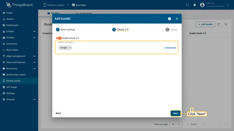 Configure OAuth 2.0 providers