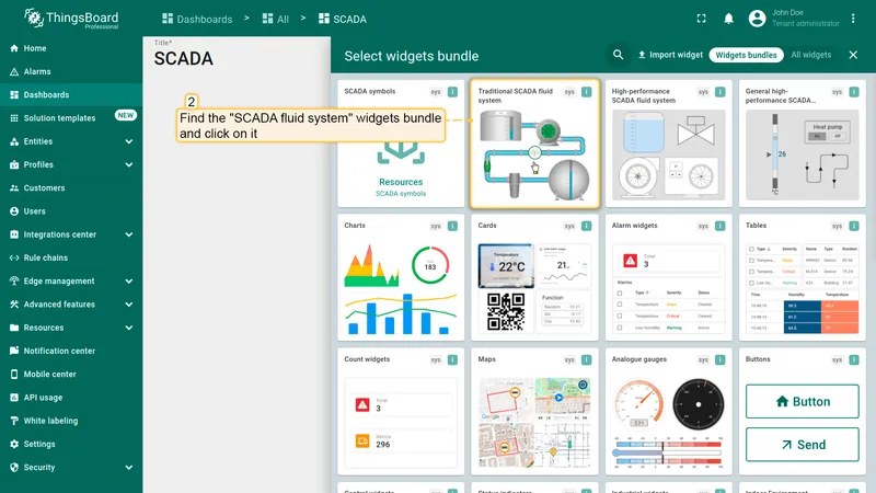 Widget library bundles