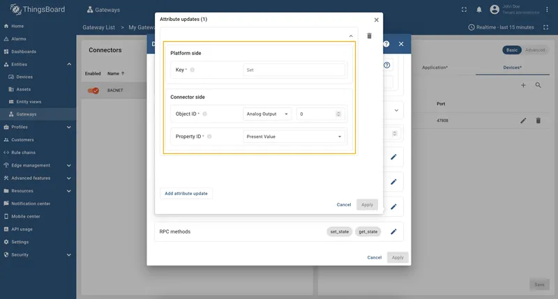 Attribute updates overview