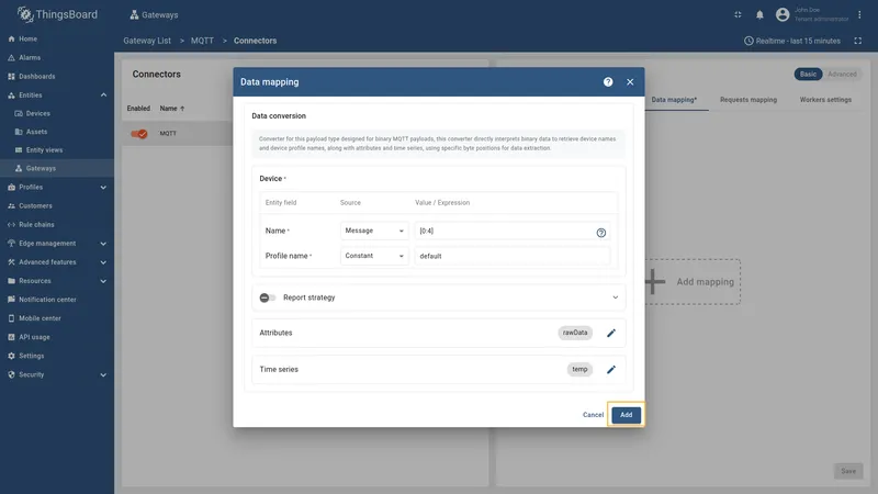 Save time series changes