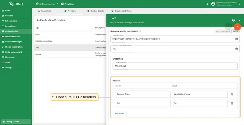 Add custom HTTP header to JWKS requests