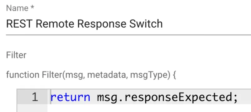 Yellow rule node configuration