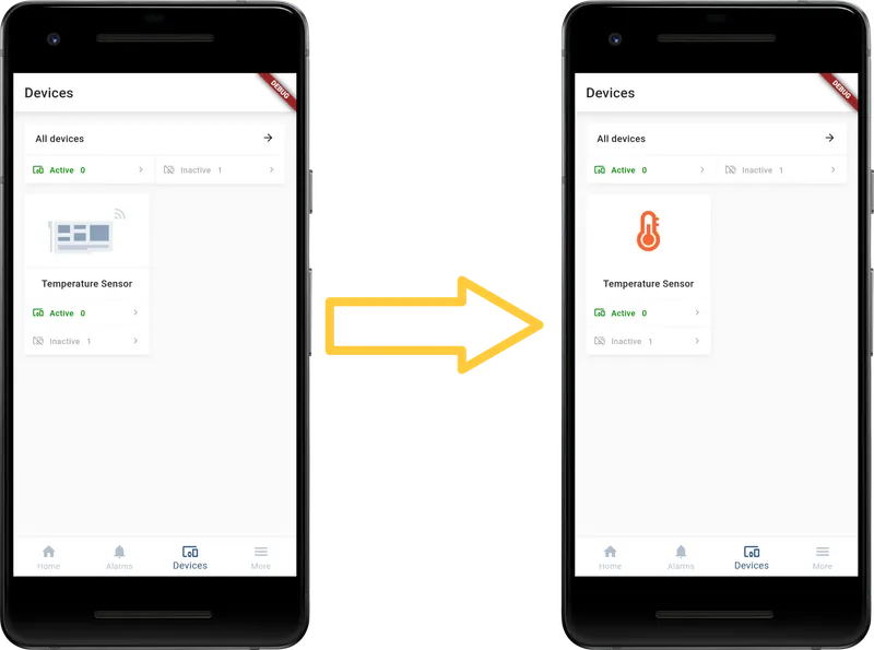 Device profile image field