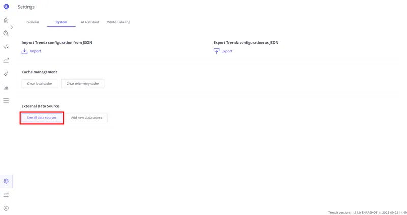 Click See all data sources