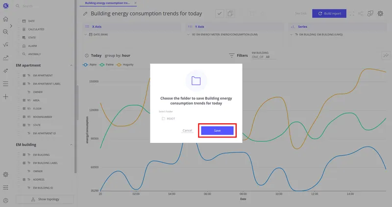 Confirm save in pop-up