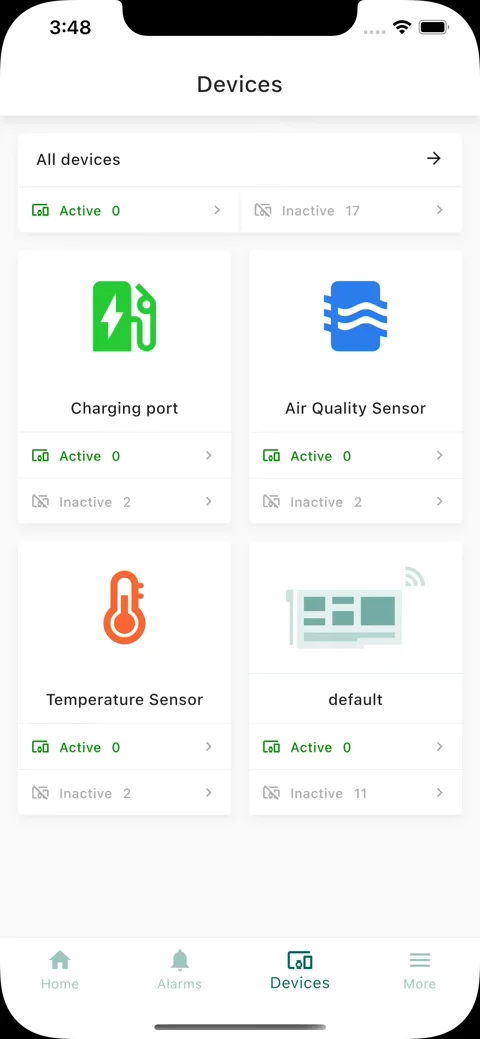 Structured devices navigation