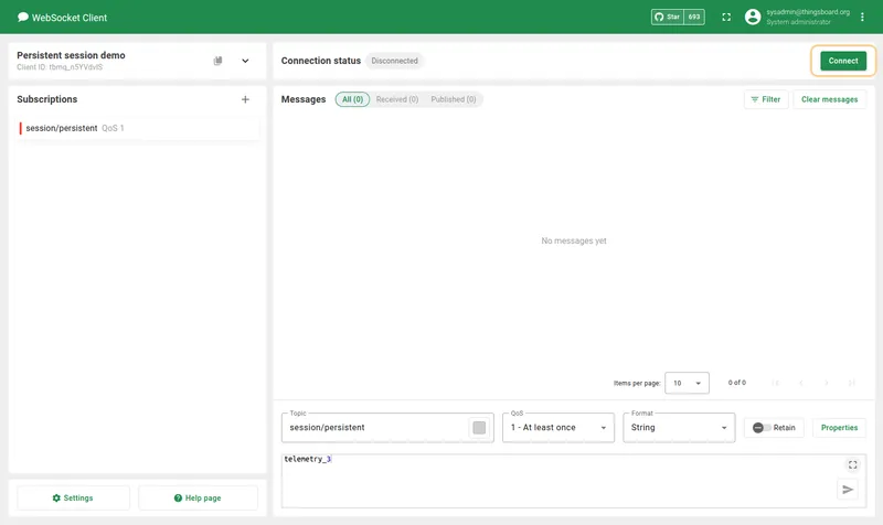 Step 5: reconnect the persistent session client