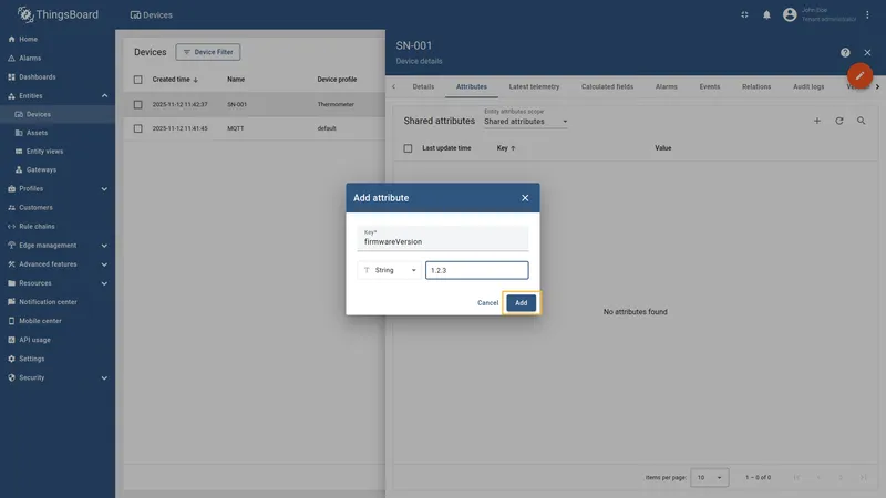 Add firmwareVersion attribute