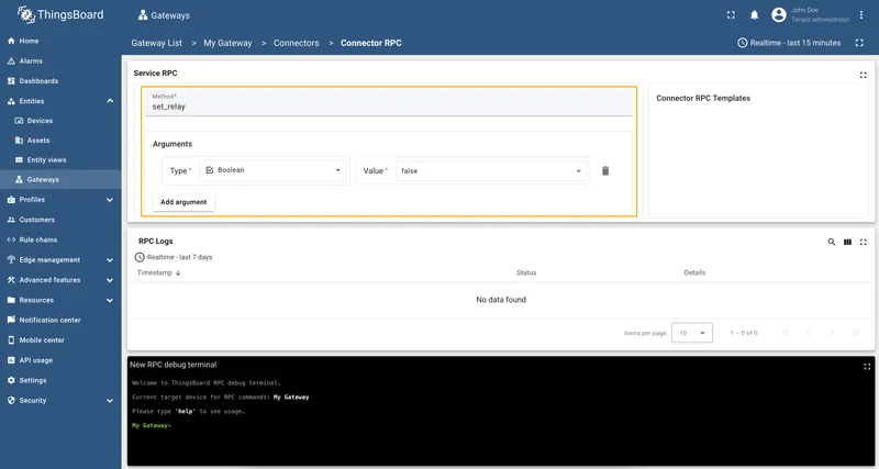 Turn off relay with set_relay method