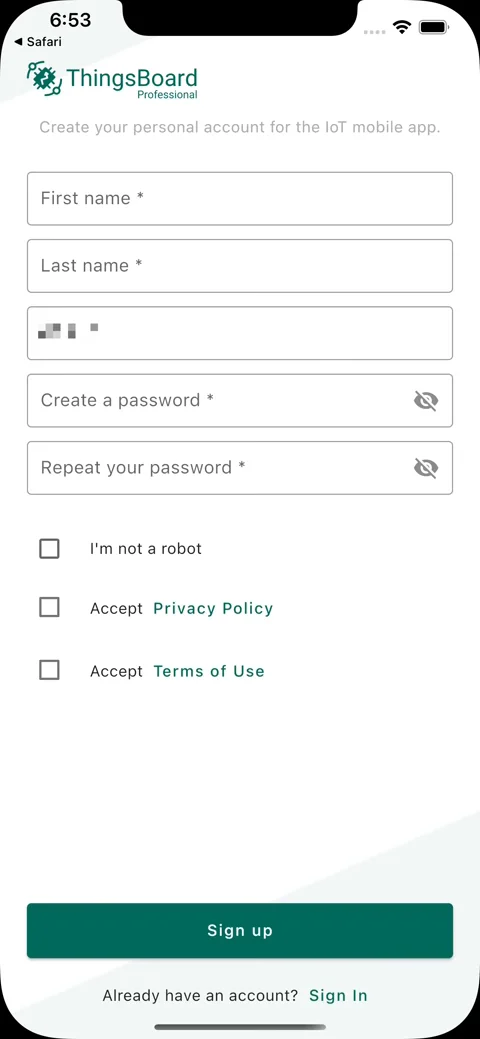 Self-registration