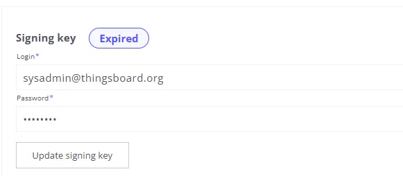 Signing key status: not valid