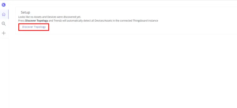 Discover Topology button