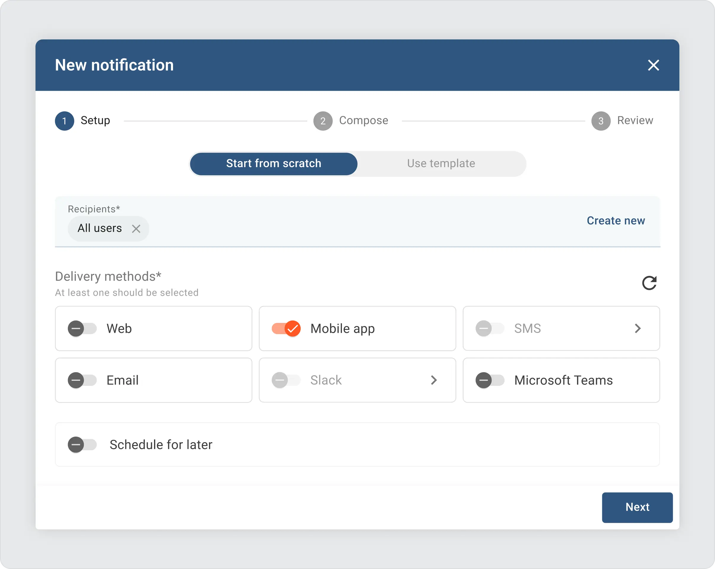 Thingsboard edit rule settings form with eight fields