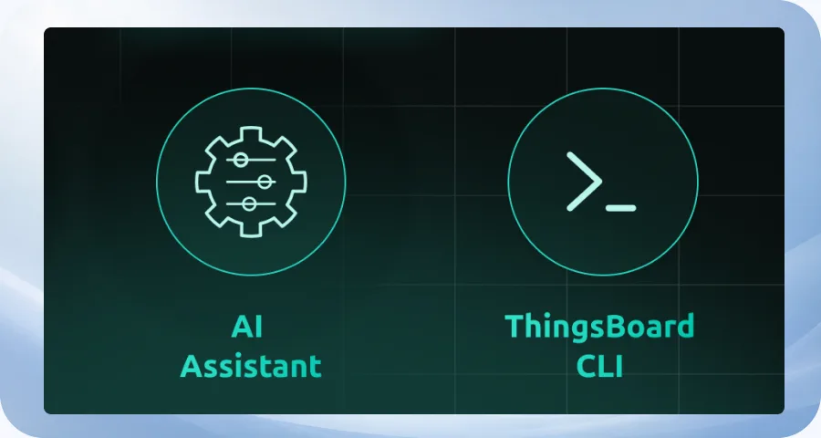 AI Assistant and ThingsBoard CLI icons