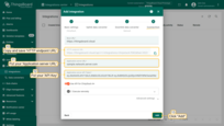 Put your "Application server URL" and "API Key" from Chirpstack and copy "HTTP endpoint URL", Click on "Add" button.
