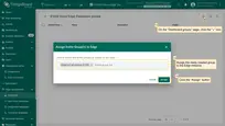 On the “Dashboard groups” page, click the “+” icon to assign the newly created group to the Edge instance. Click the “Assign” button. The group and all dashboard within it will be assigned to the Edge instance.