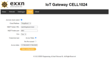 Activate the Cloud control and configure all the parameters to connect the device to the specific ThingsBoard platform via MQTT.