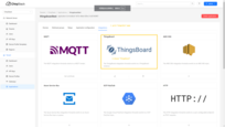Go to the "Integrations" page, find and select the ThingsBoard.