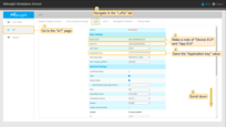 Go to the IoT page in the left panel and navigate to the LoRa tab. Make a note of Device EUI and App EUI. Generate and enter a new password in hexadecimal format in the Application Key field and note it;