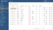 Login to your <b>ThingsBoard</b> instance and open <b>Devices</b> menu page.