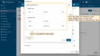 Fill in "Key" field with "frequency" value, select "Integer" option in "Type" field and fill in "Value" field with "${frequency}" value. Click on "Add attribute" button again;