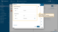 Fill in the "Key" field with the "frequency", select the "Type" field to the "Path", and fill in the "Value" with the "${Frequency}".