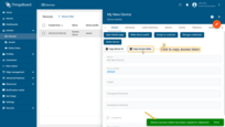 Click "Copy access token". The token will be copied to your clipboard. Please save it in a safe place.