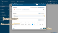 Specify the previously created device "My New Device" as the data source in the "Device" field. In the "Series" section, specify the data key "temperature" to start monitoring the temperature values of the device. Then, click "Add";