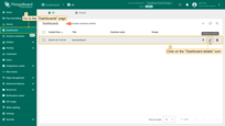 Open "Dashboards" page on the <b>ThingsBoard Professional Edition</b> server. Click on the "Dashboard details" icon of the "New Dashboard" to view details;