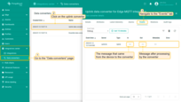 Go to the "<b>Integrations center</b>" section -> "<b>Data converters</b>" page, click on the uplink converter to open "Data converter details" window, and navigate to the "<b>Events</b>" tab. There you will find an uplink message;