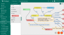 Connect the “device profile” node to the "push to edge" node and set the “Alarm Created”, “Alarm Updated”, “Alarm Severity Updated”, and “Alarm Cleared” link labels. Click the “Apply changes” button in the Rule Chain sheet.