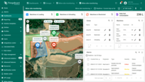 The "Mine site monitoring" dashboard opens automatically.