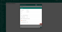 Set Action source as "On row click", set any name, set State entity parameter name as "default" and click Save