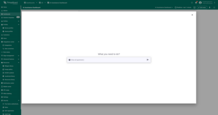 In the pop-up window, ask questions about the selected asset.