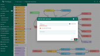 Add send email node to root rule chain