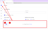 Change Trendz analytics logo settings