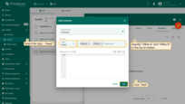 Select the type "Assets", and specify "Office A" and "Office B" in the list of entities. Click "Add";