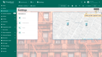 Now, we should change the data source to display only the selected building. Click the “pencil” icon on the map widget to open its settings;