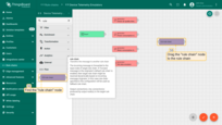 Find the "rule chain" node and drag it to our rule chain;