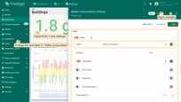 Expand the Y-axis settings. Change axis label to "Water consumption". Click "Apply" to save changes;