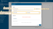 Specify the <b>alarm type</b> — the name and unique identifier of the alarm.<br>- Set the <b>entity type</b> - the target entity or entity profile where the alarm rule will be applied.