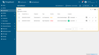 The "Alarms table" widget allows you to conveniently display alarms for selected entities based on a defined time window and filters.