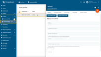 Clicking an asset profile opens a detailed view where you can access and manage all aspects of that profile.