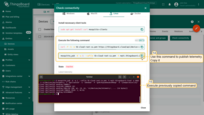 Copy and run the second command to publish telemetry using the tb-cloud-root-ca.pem certificate and the device credentials you specified for its authentication;