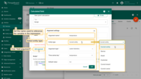 Click "Add argument" and fill in the required fields.