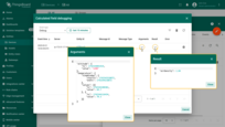 You'll see an event where you can review the input message and the output message with the calculation result.