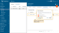 Now open the debug configuration window of the calculated field.