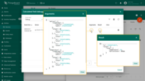 You will see an event, where you can view the input message with the argument and the output message with the calculation result.
